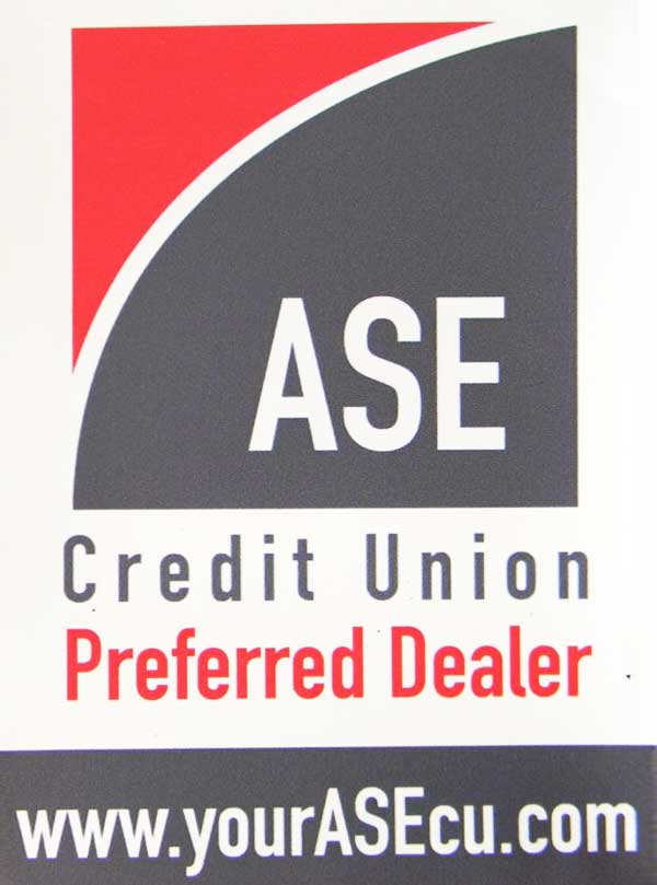ASE Credit Union Preferred Dealer