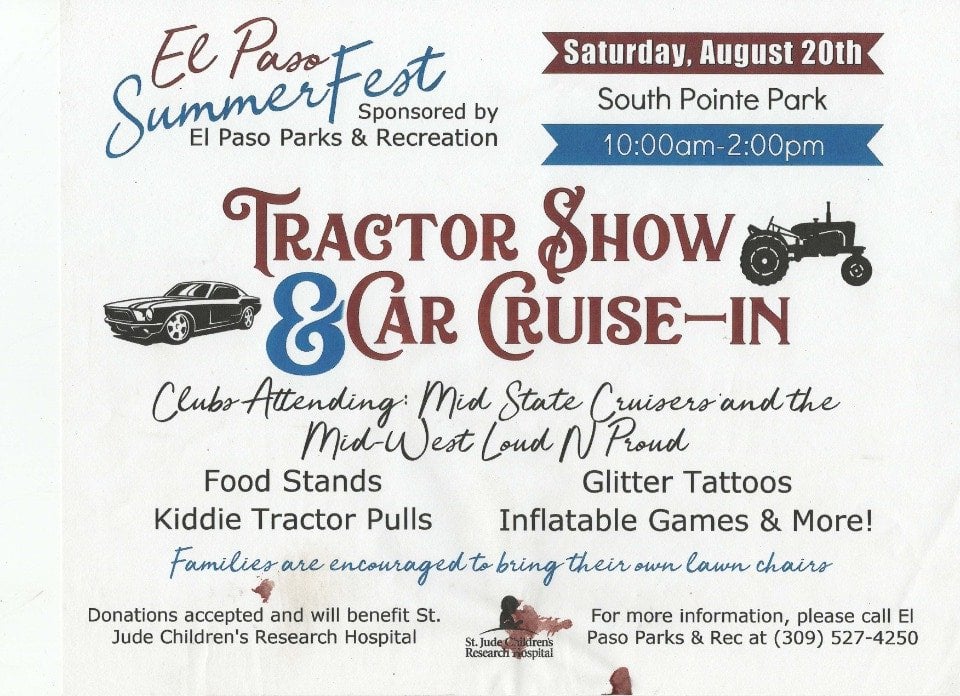 tractor show and car cruise in