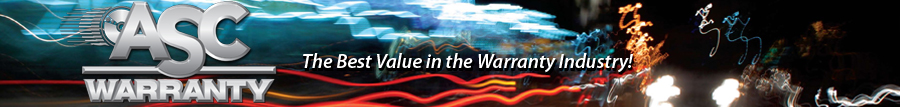 ASC Warranty. The best value in the warranty industry.