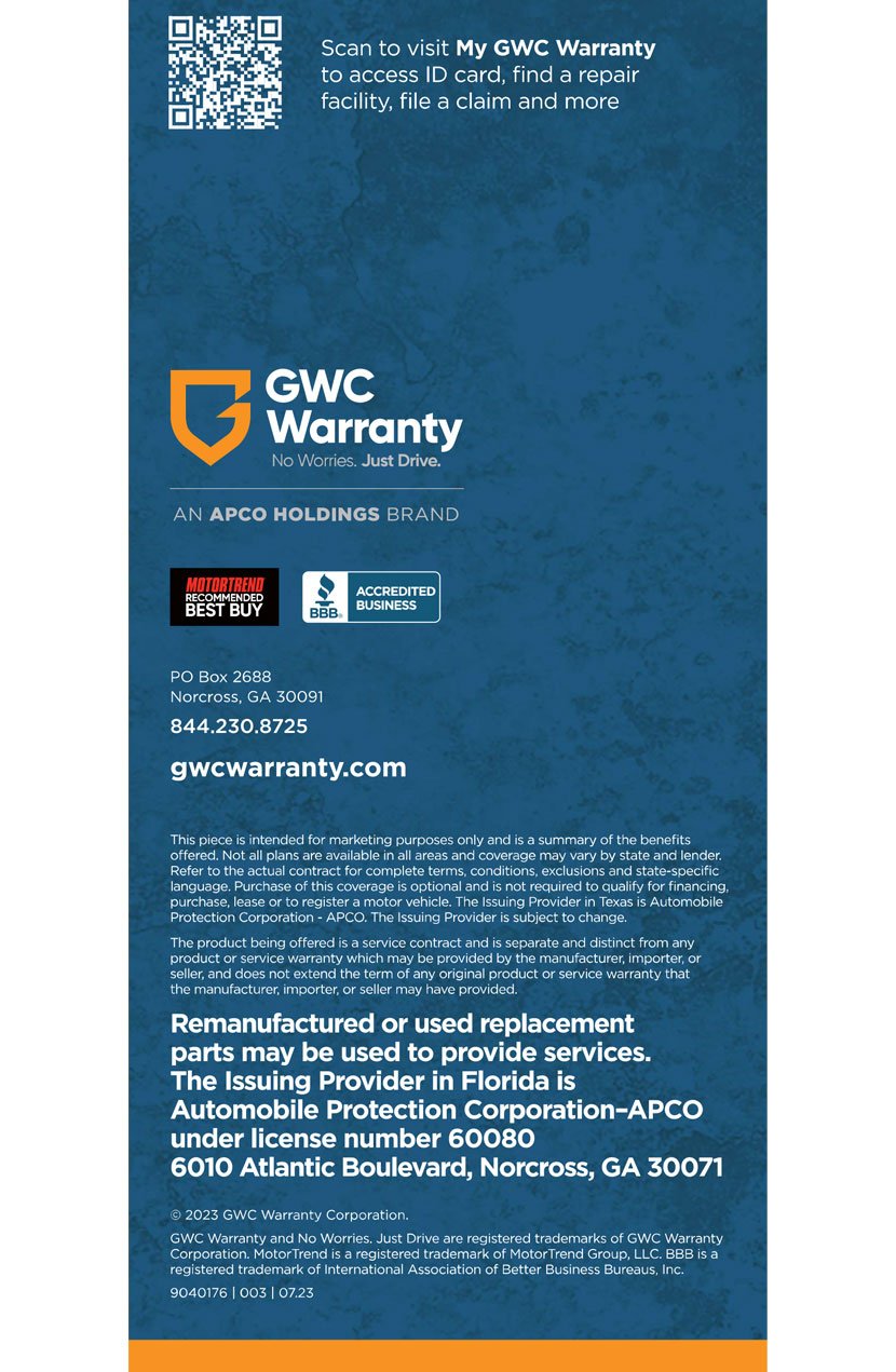 GWC Warranty