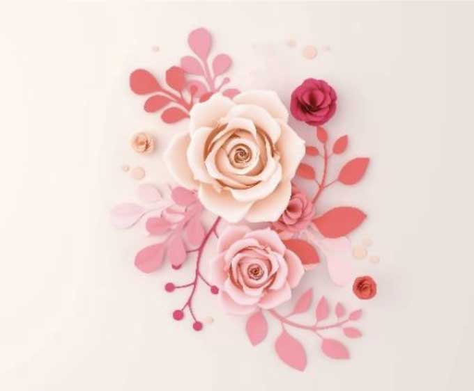 flowers with red color scheme
