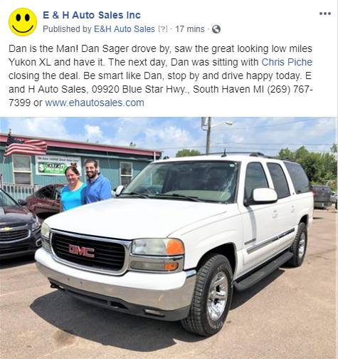 H And H Auto >> Customer Testimonials E H Auto Sales In South Haven Mi H And H Auto >> Customer Testimonials E H Auto Sales In South Haven Mi