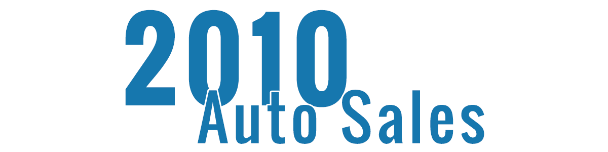 2010 Auto Sales